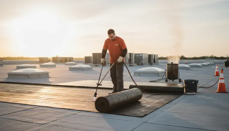 Built-up roofing (BUR)